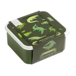 A Little Lovely Company Snackbox Saet, Krokodiller