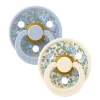 Bibs Liberty 2Pk Colour Latex Str.2, Dusty Blue