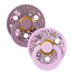 Bibs Liberty 2Pk Colour Latex Str.1, Chamomile Lawn/Violet Sky