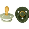 Bibs 2Pk Colour Latex Symmetrisk Str.2, Sage/Hunter Green
