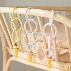 Bibs 12Pk Loops, Blush/Woodchuck/Ivory