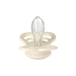 Bibs 2Pk Supreme Silikone Str.2, Ivory/Sage