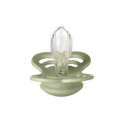 Bibs 2Pk Supreme Silikone Str.2, Ivory/Sage