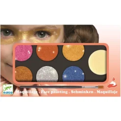 Djeco Ansigtsmaling Palet Metallic