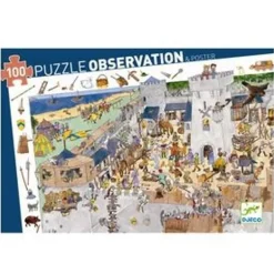 Djeco Observationspuslespil Borg 100 Brikker