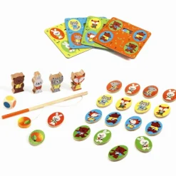 Djeco Traelaerespil, Ludo Wood 4 Spil
