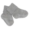 Gobabygo Bamboo Non-Slip Sokker 1-2Y Grey Melange