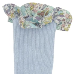 Gobabygo Bambus Non-Slip Sokker 2-3Ar - Sky Blue/Liberty
