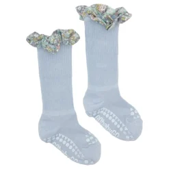 Gobabygo Bambus Non-Slip Sokker 2-3Ar - Sky Blue/Liberty
