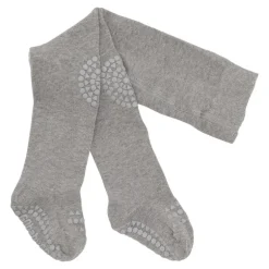 Gobabygo KravleStrømpebukser 12-18Mdr. Grey Melange