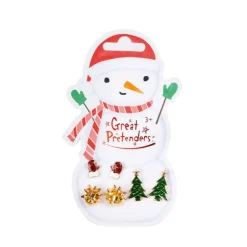 Great Pretenders 3Pk Oreringe, Juletema