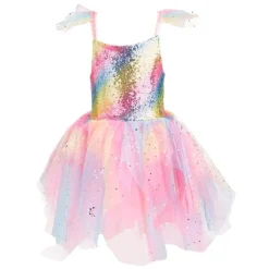 Great Pretenders Rainbow Fairy Kjole, Str.3-4Ar