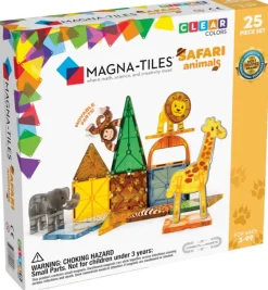 Magna-Tiles Safari Dyr, 25 Dele