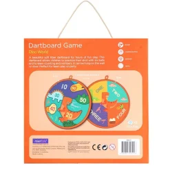 Mieredu Dartspil Med 6 Bolde - Dinosaur