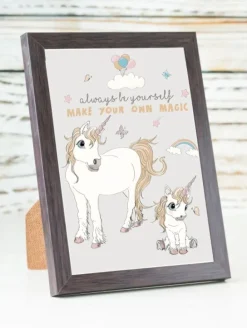 Mouse & Pen A6 Kort Unicorn Always Be Yourself