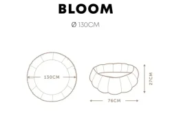 Play&Go Bloom Legetaeppe, Tawny Brown