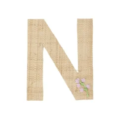 Rice Raffia Klistermærker - N - Blomst