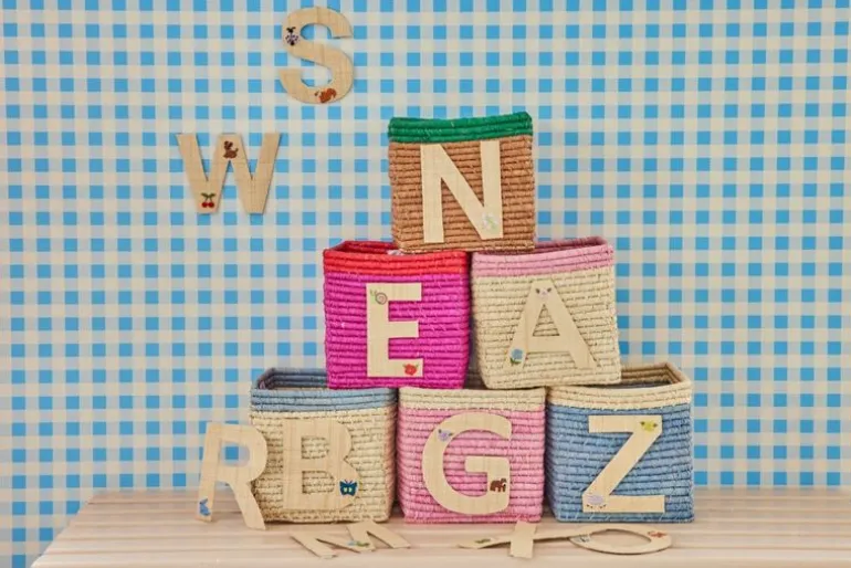 Rice Raffia Klistermærker - Z - Zebra