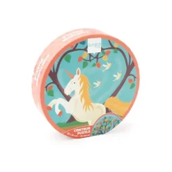 Scratch Silhuet Puslespil, Enhjorning 30 Brikker