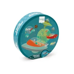 Scratch Silhuet Puslespil, Rummet 31 Brikker