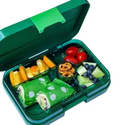 Yumbox Tapas 5 Rum, Green/Clear