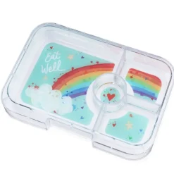 Yumbox Tapas 4 Rum, Pink/Rainbow